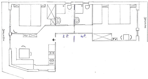 Plan Ferienwohnung Haus Gisela, Mayrhofen